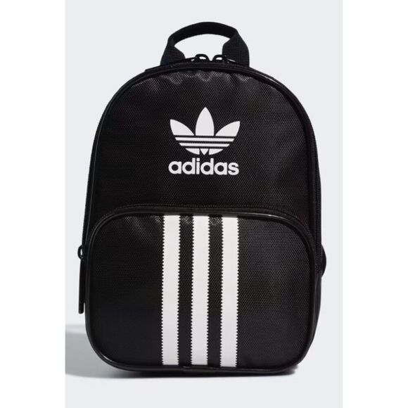 Adidas Originals MINI Backpack BLACK/WHITE - Picture 1 of 7